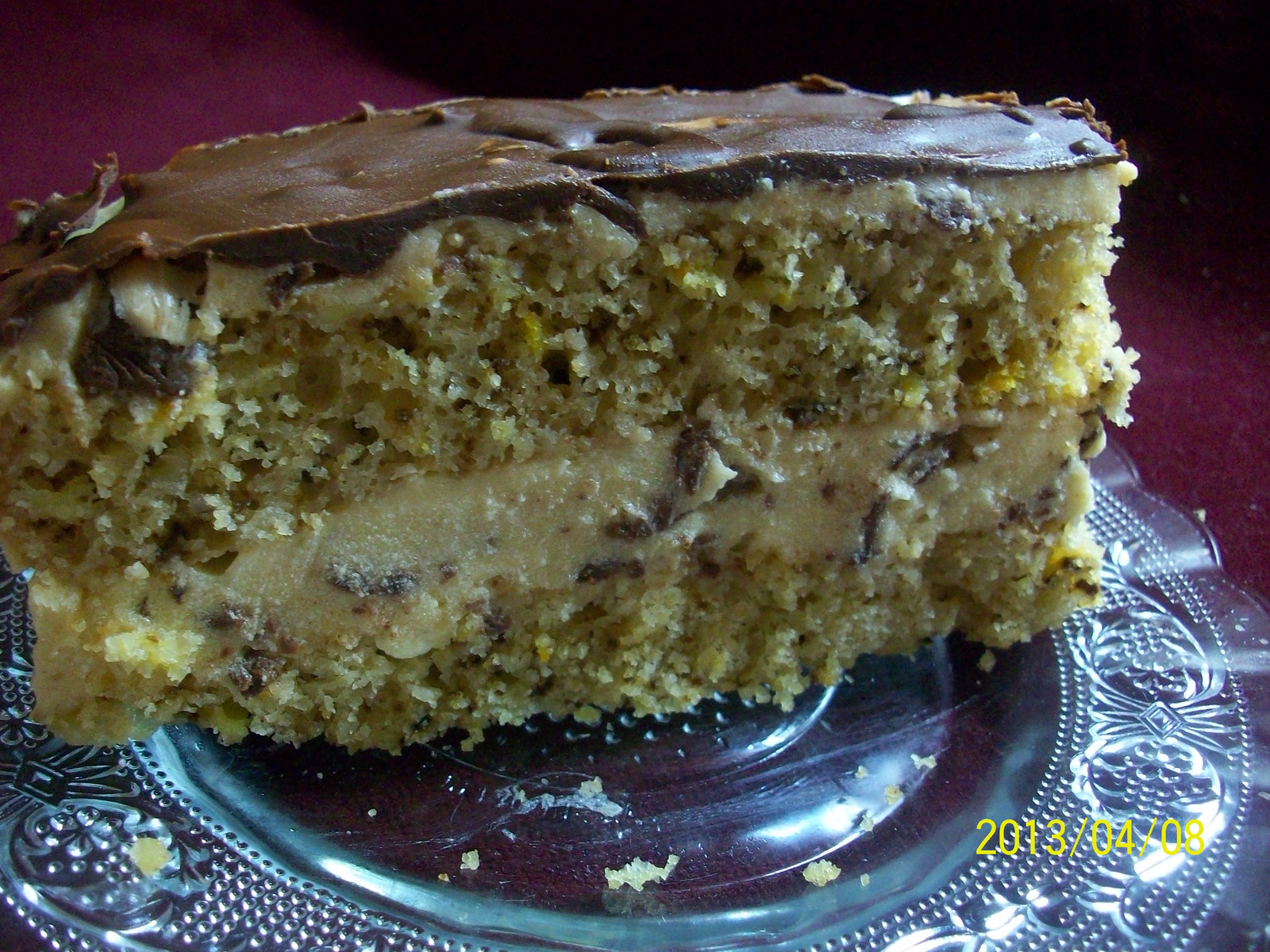 posna torta sa pomorandzom i cokoladom