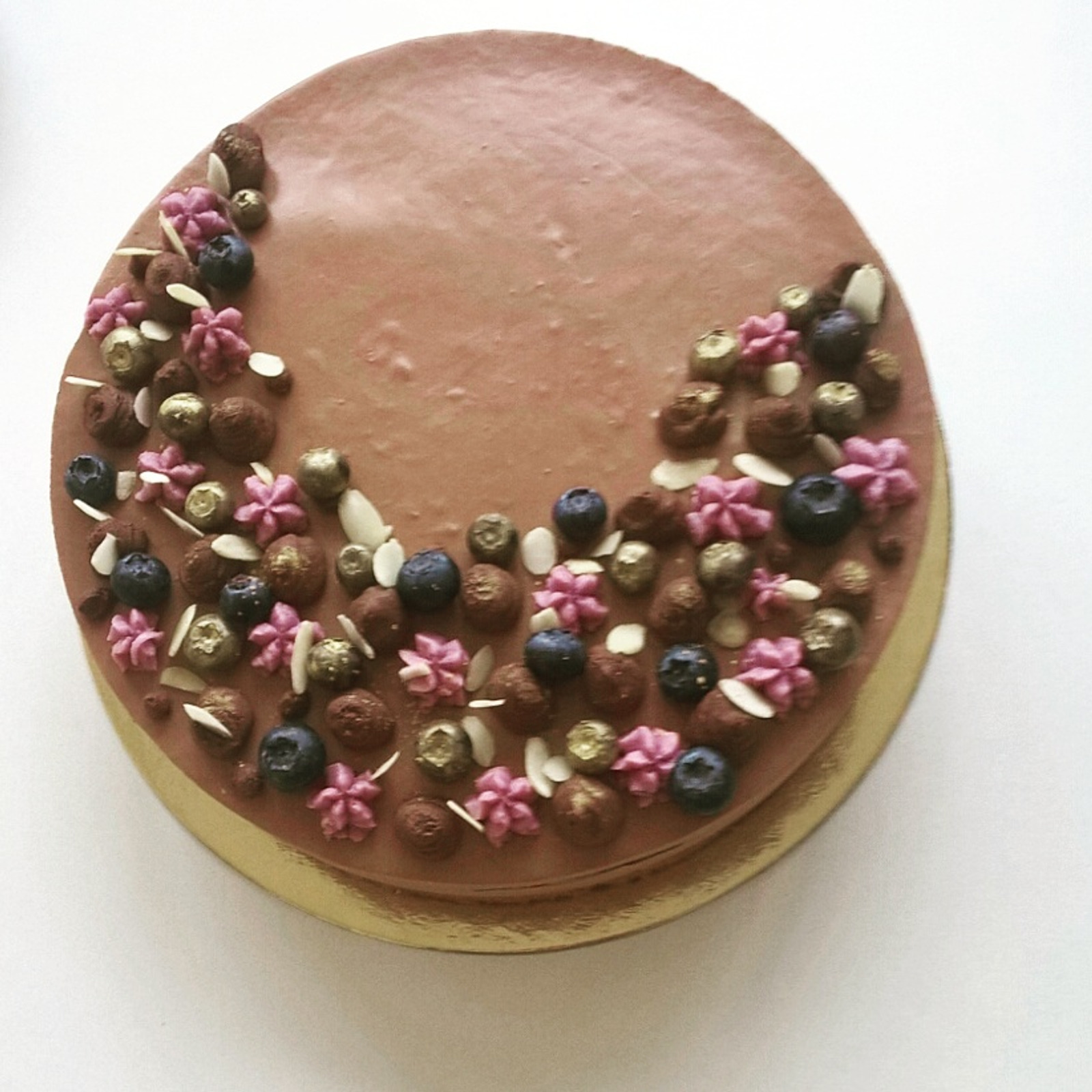 Čokoladna mousse torta s malinama2