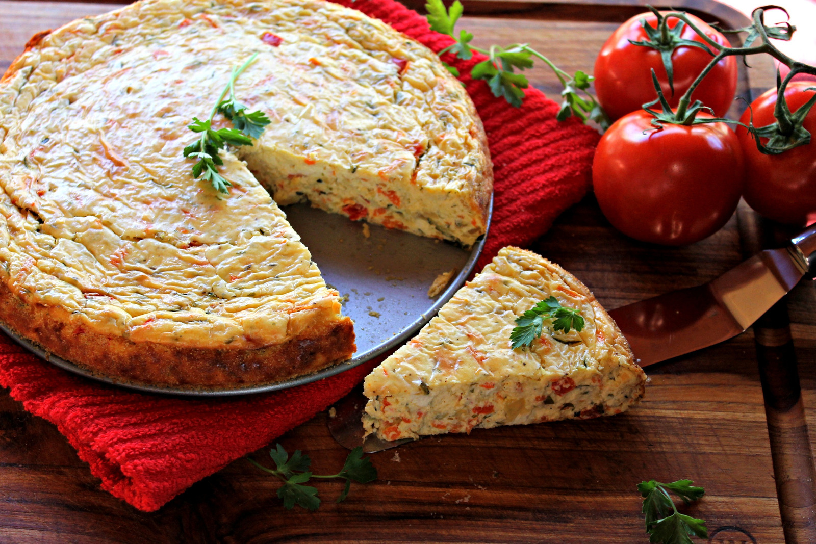 Vegetable Cheesecake...