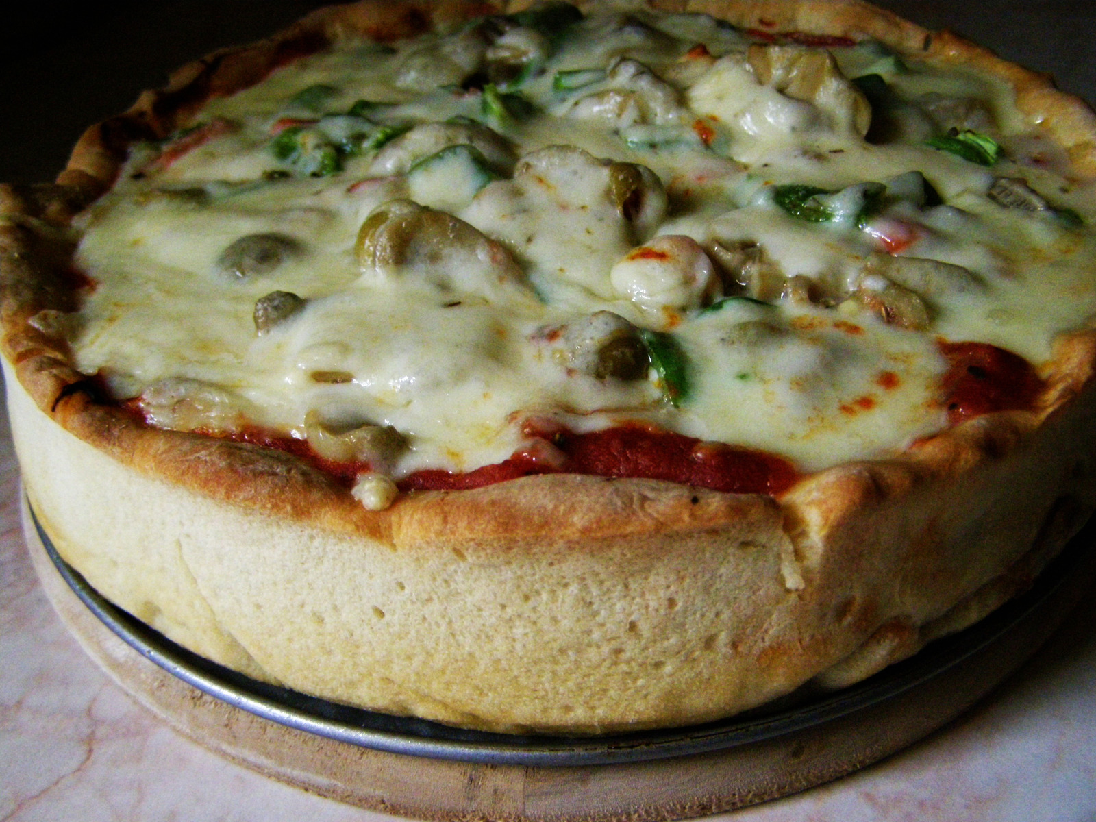 Deep Dish pizza  Chicago style