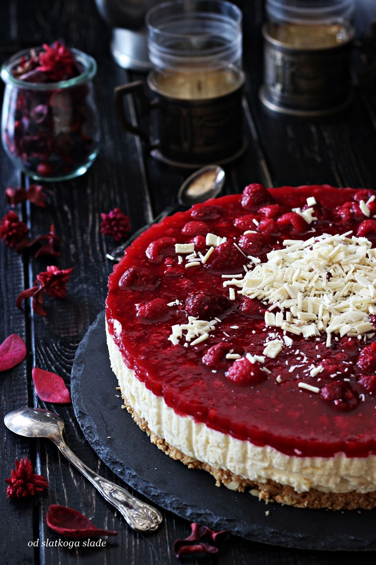 Malina cheesecake