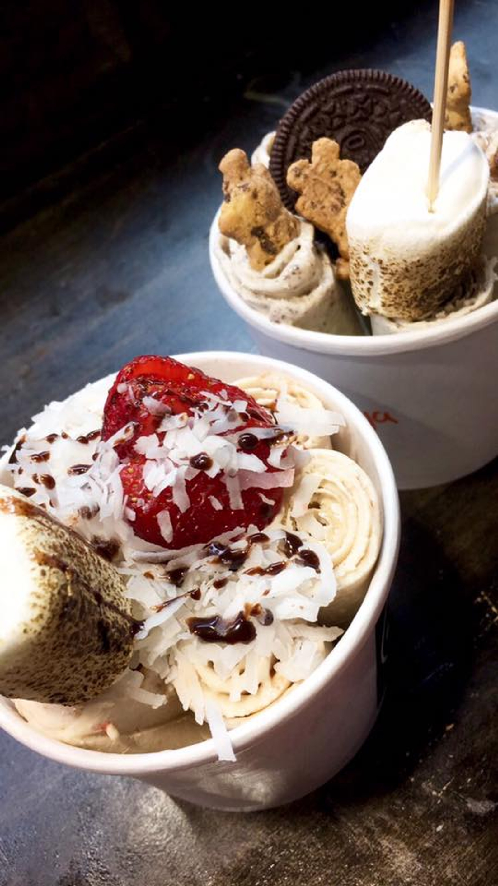 Rolled ice cream - NYC
