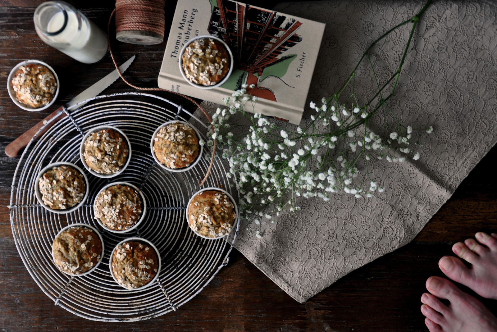 Muffins sa bananom i zobenim pahuljicama