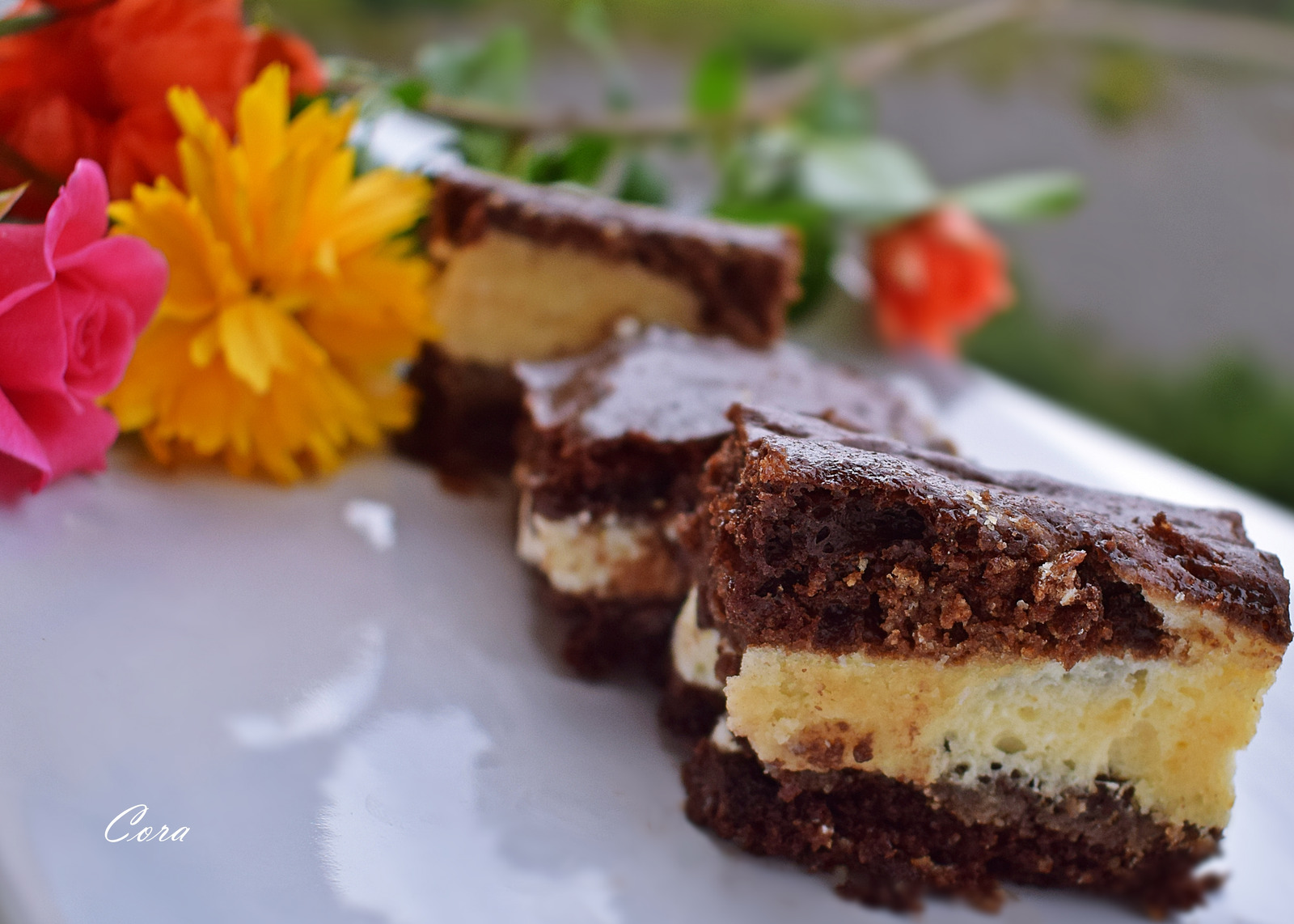 ღ Čokoladne kocke s kremom od sira