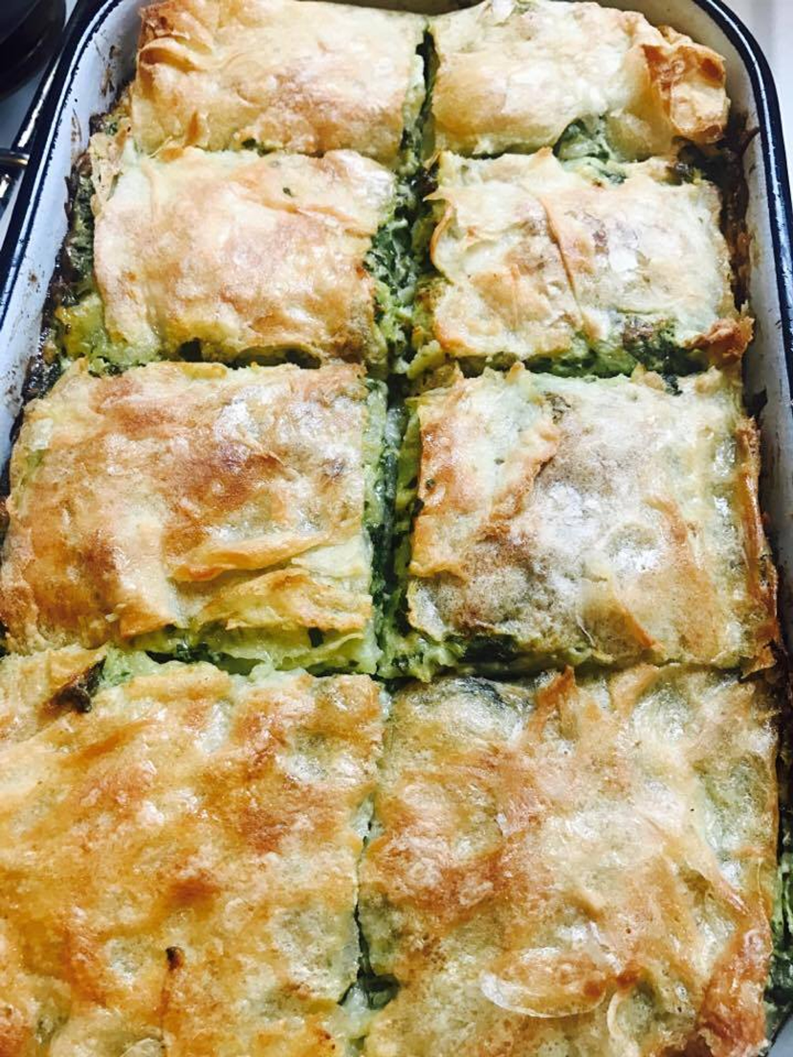 Pita od zelja/špinata (bez glutena)