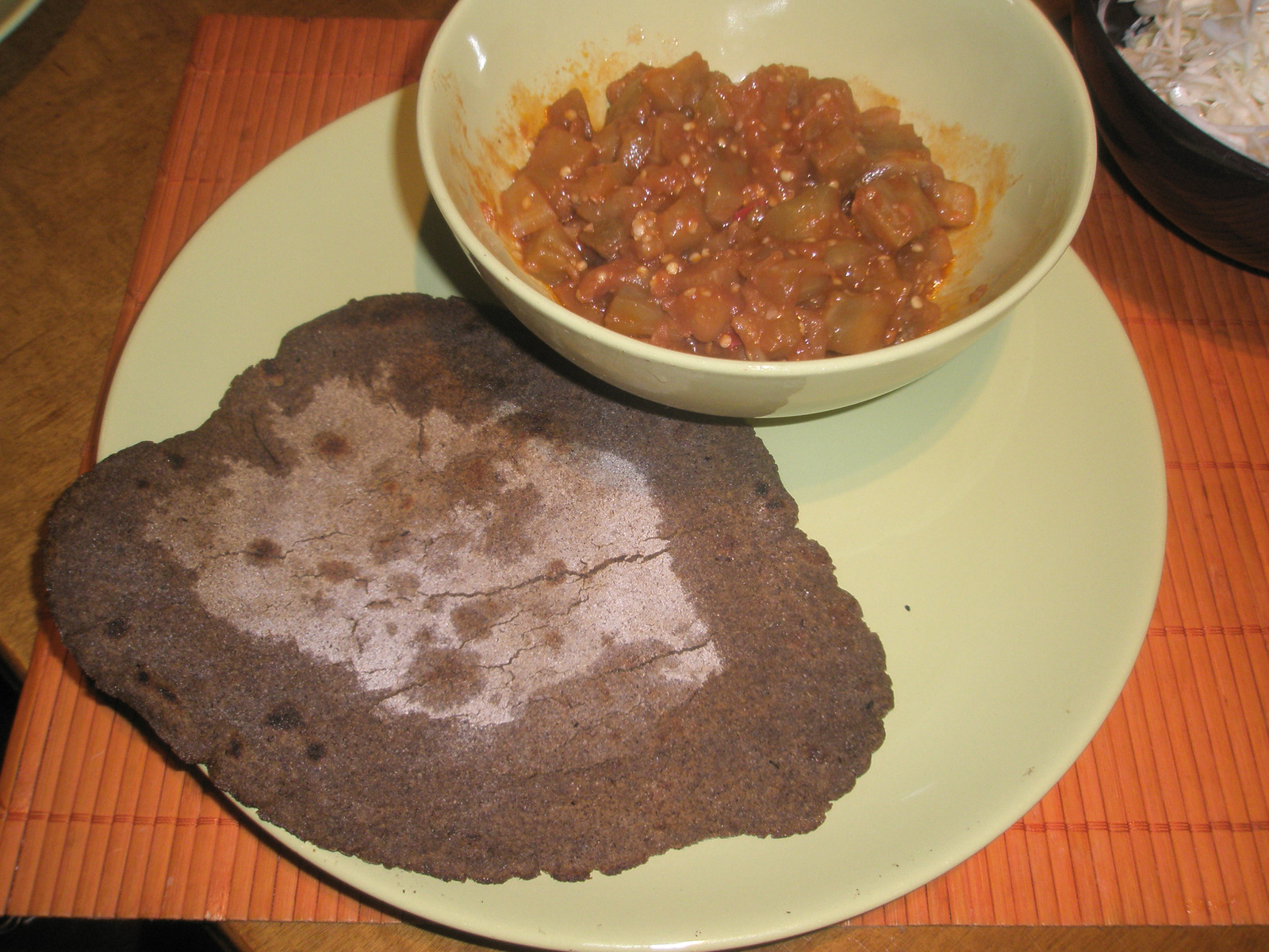 Baingan Bharta (patlidžan sa rajčicom)