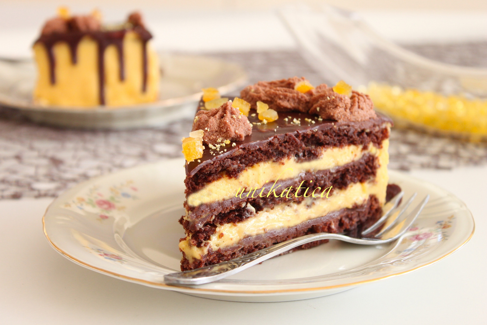 Orange-mousse torta