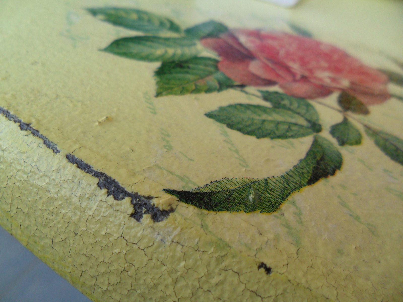 SHABBY CHIC STOL - u nekoliko koraka...