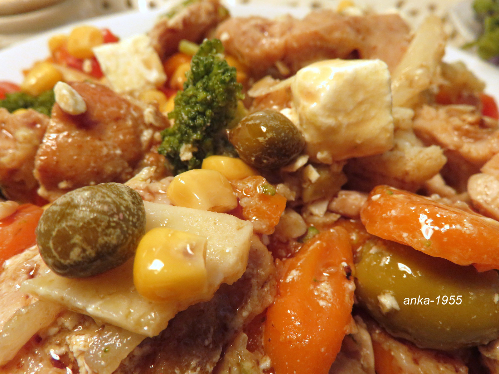 Salata od piletine i povrća ♥ bez glutena