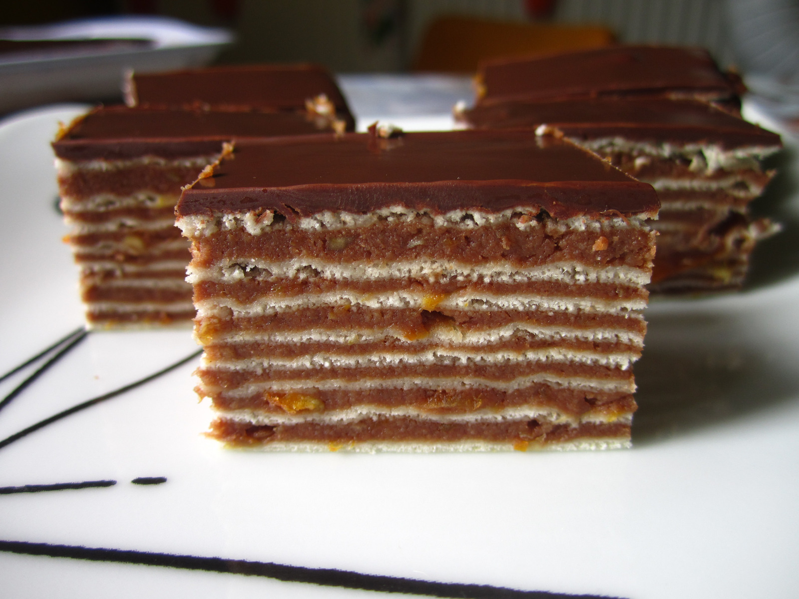 Čoko oranž rozen torta