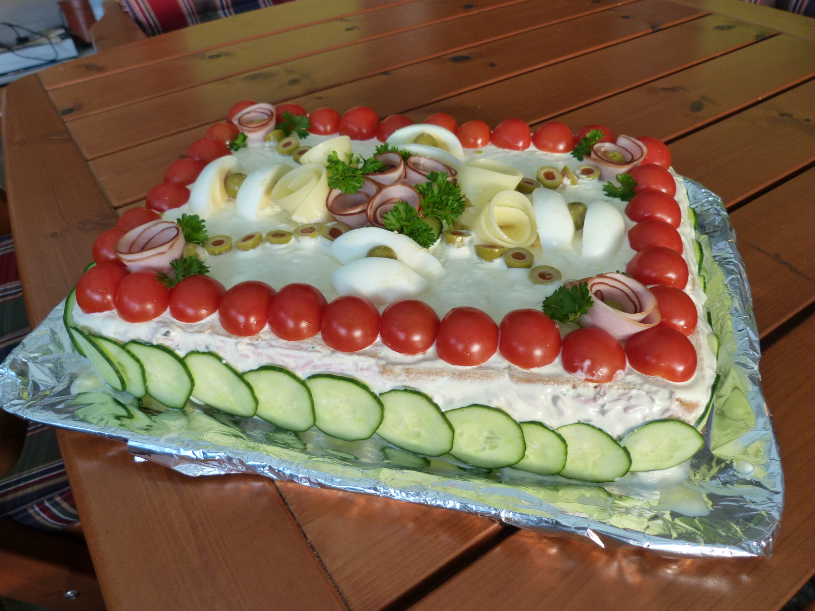 Svedska slana (smörgås) torta