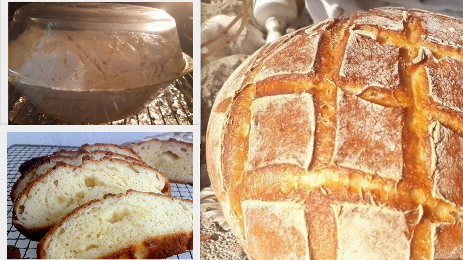 Bezglutenski kruh iz vatrostalne zdjele ♥