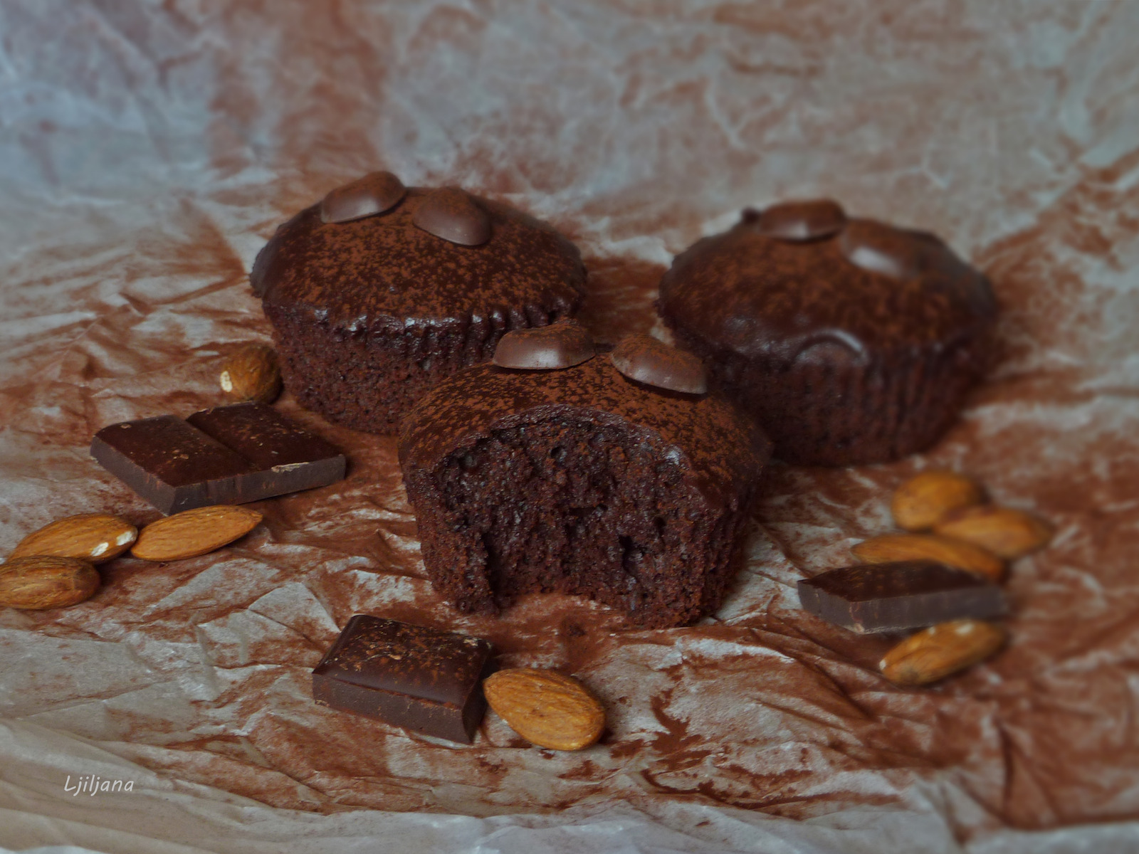 Sočni čokoladni muffini
