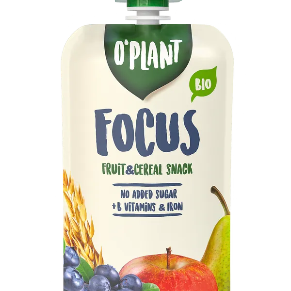 O'Plant Focus - Gustare din fructe și cereale BIO