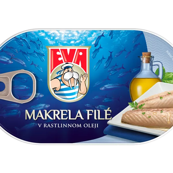 EVA Makrely v rastlinnom oleji
