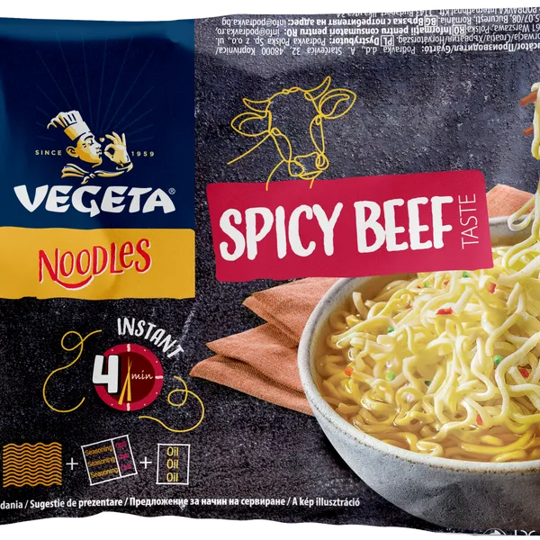 Vegeta Noodles cu gust de vită picant