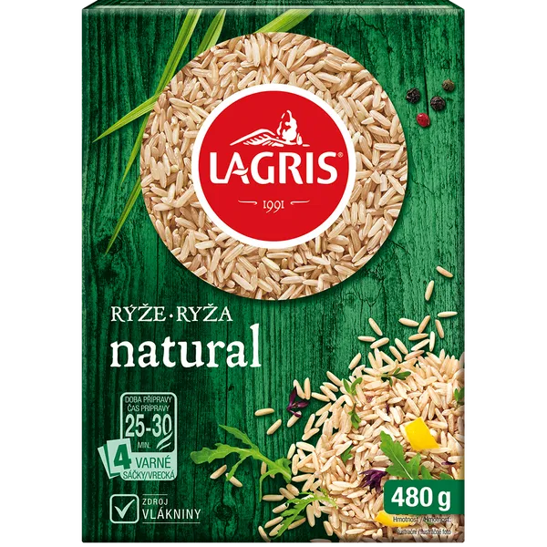 Ryža natural varné vrecká