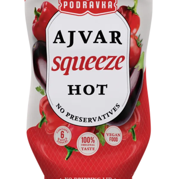 Ajvar squeeze Zacuscă de ardei iuți