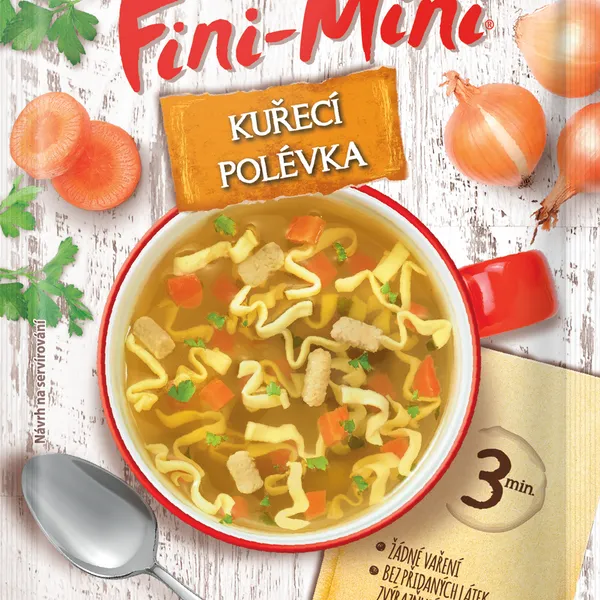 Fini-Mini kuřecí polévka