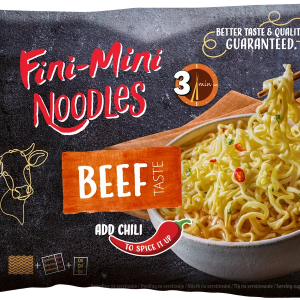 Fini-Mini Noodles hovězí