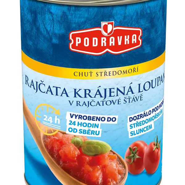 Rajčata krájená loupaná