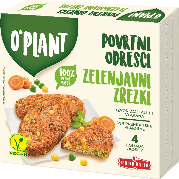O`PLANT ZREZKI ZELENJAVNI ZAM 400g