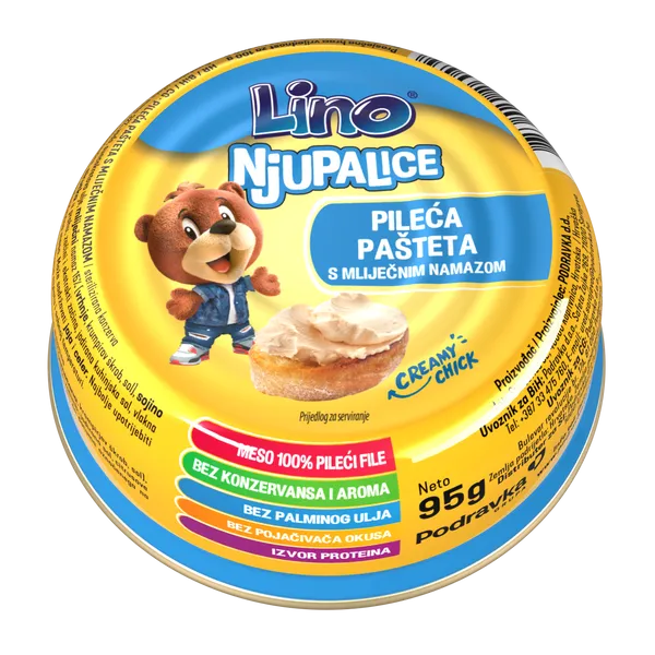 Chicken pate with dairy spread