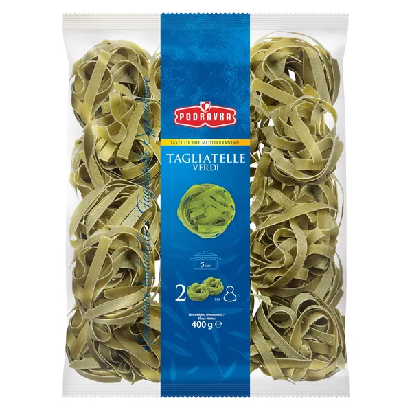 Tagliatelle špenátové