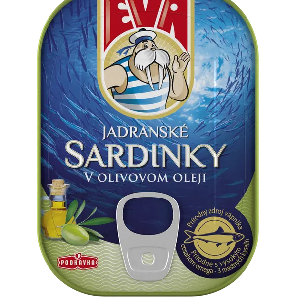 Eva Sardinky v olivovom oleji