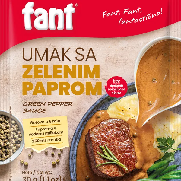 Fant seasoning mix for green pepper sauce