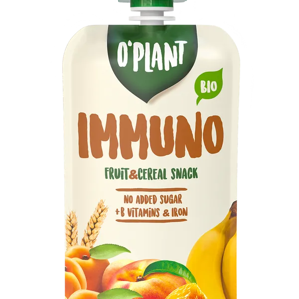 O'Plant Immuno - Gustare din fructe și cereale BIO