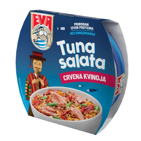 Tuna solata rdeča kvinoja