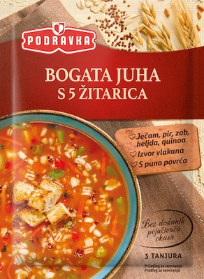 Bogata juha s 5 žiti