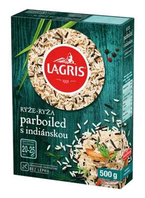 Rýže parboiled s indiánskou