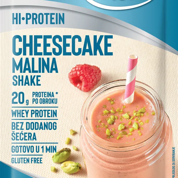 Hi protein Cheesecake malina shake