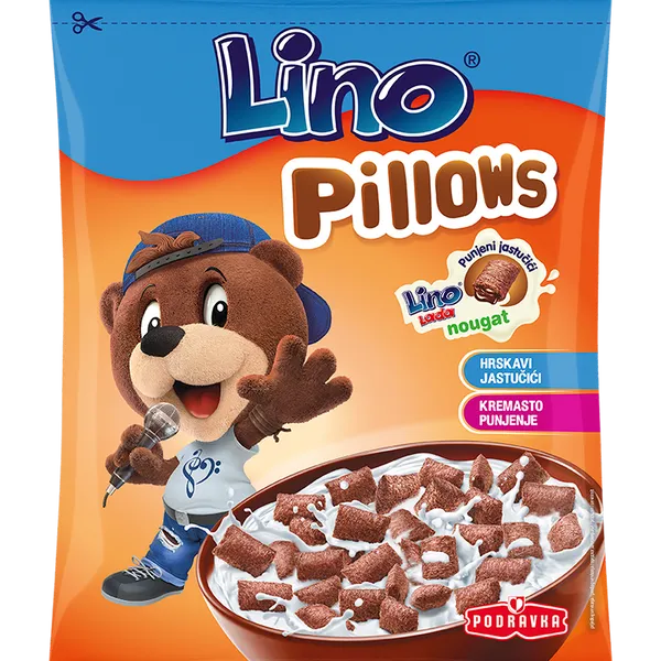 Lino Pillows - Pernițe umplute cu Lino Lada cremă tartinabilă de cacao
