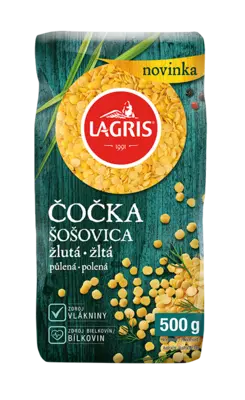 Čočka žlutá půlená