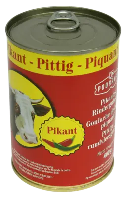 Rindergulasch pikant