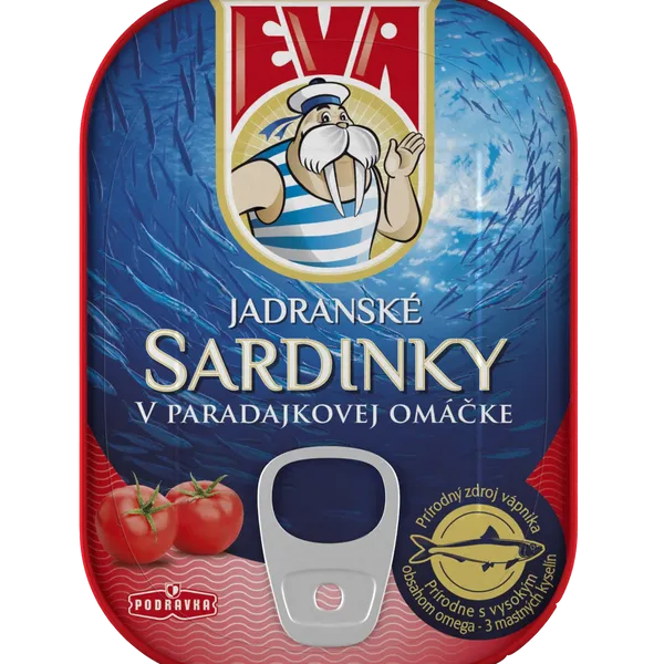 EVA Sardinky v paradajkovej omáčke
