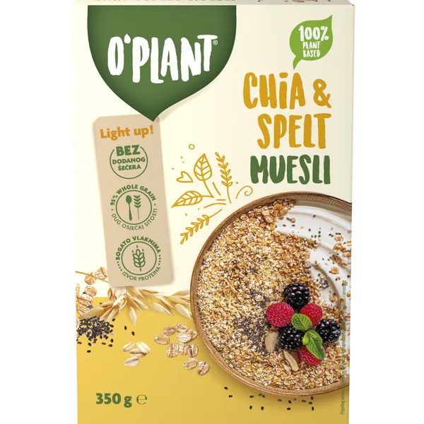 O'Plant Musli cu chia & spelta