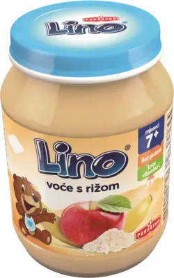 Lino kašica sadje z rižem