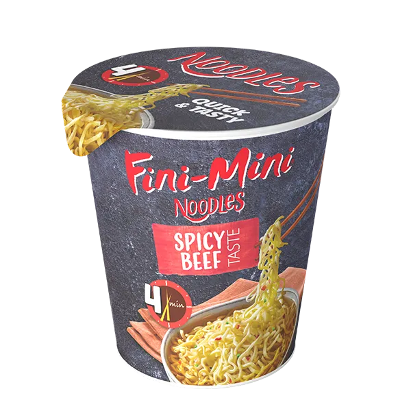 Noodles v lončkih  - Spicy govedina