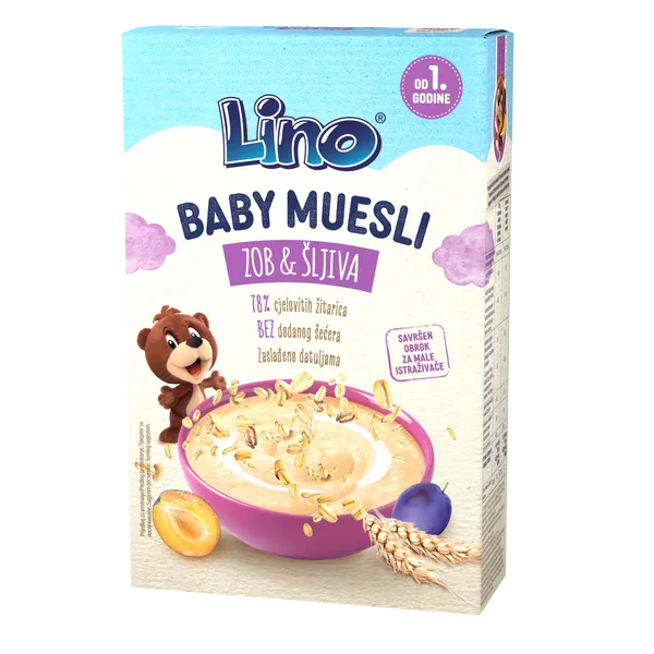 Lino Baby Muesli Oves & Sliva