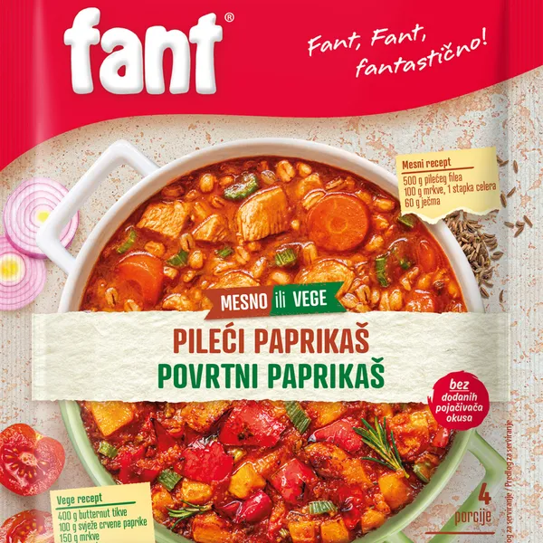 Fant seasoninig mix for chicken paprikash / veggie paprikash