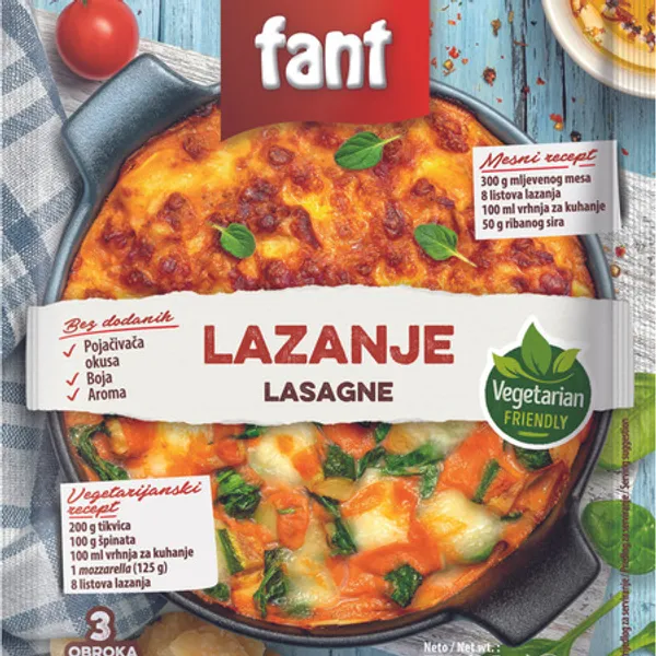 Fant mešanica za lazanjo