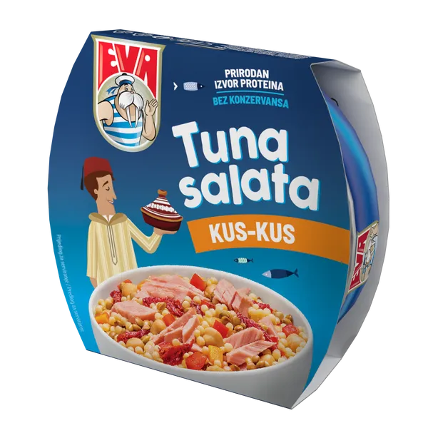 Tuna solata kus kus