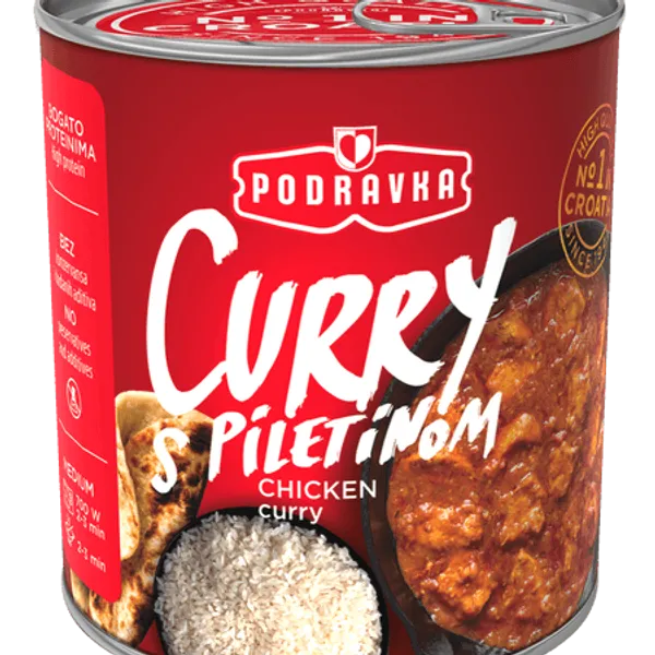 Curry s piščancem