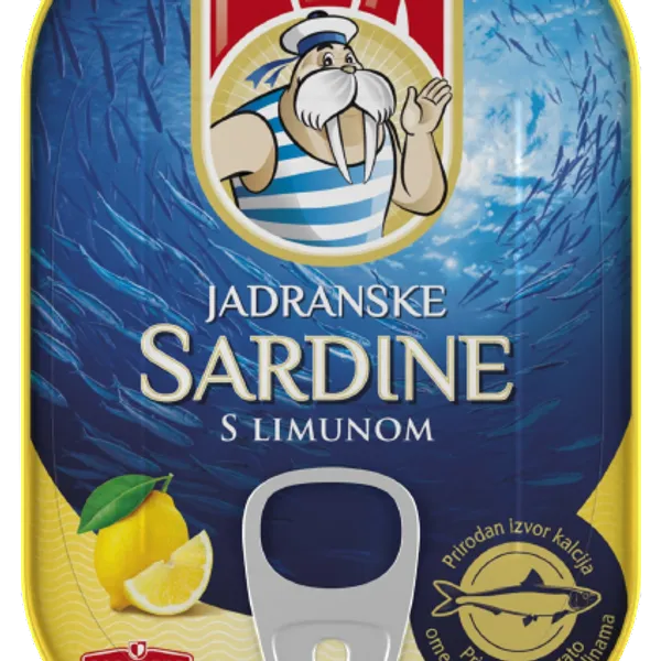 Eva Sardine în ulei vegetal cu lămâie