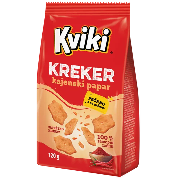 Kviki cayen pepper cracker