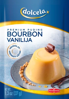 Puding bourbon vanilja premium